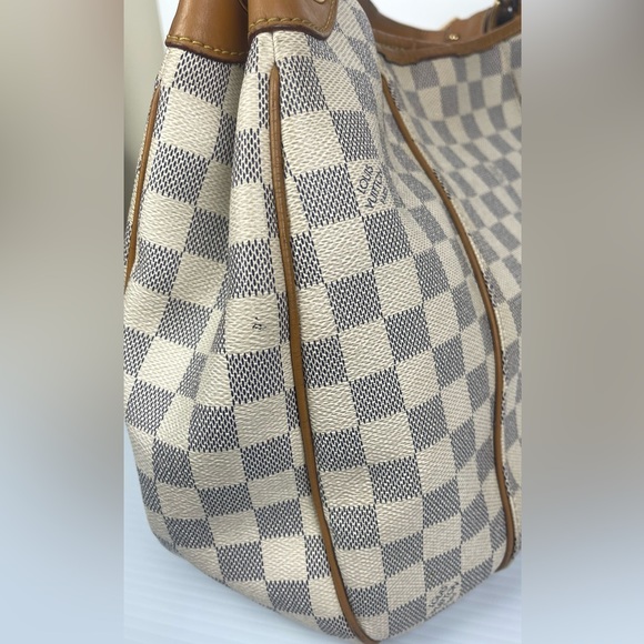 Authentic LOUIS VUITTON Galliera PM Azur Damier FL5018 Womens Handbag - Picture 6 of 16